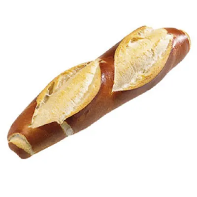 Laugenstange geschnitten